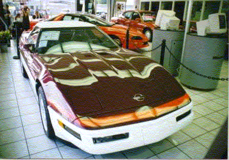 1995 Indy Pace Car on Harbor Chevrolet floor