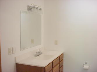 Second Bathroom Vanity and Mirror