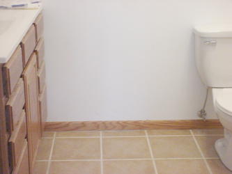 Front bathroom, more