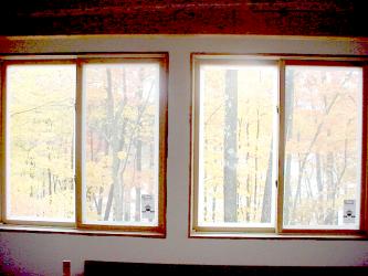double window upstairs