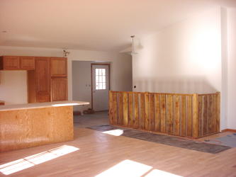 garage & front entry