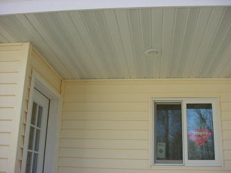 Front Entry, Exterior Inset Lighting