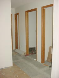 entry way & guest hallway