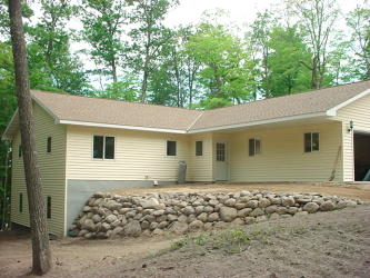 Front view of McAvity Lake Home