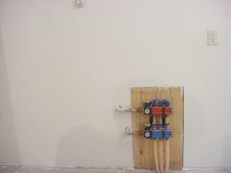in-floor heat manifold