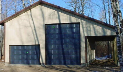 Garage, front