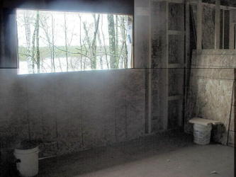master bedroom window (bottom obstructed)