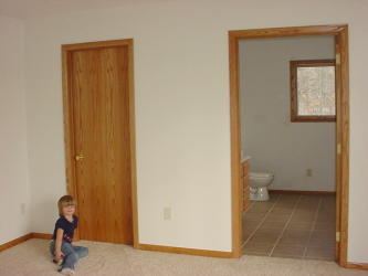 master bedroom & bathroom