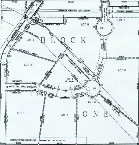 white tail ridge estates map