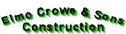 Elmo Crowe & Sons, Inc Construction Company